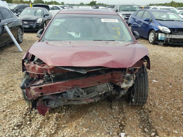 1G2ZG528354147775 - 2005 PONTIAC G6 MAROON photo 9