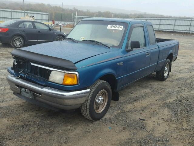 1FTCR14X5TTA14074 - 1996 FORD RANGER SUP TEAL photo 2