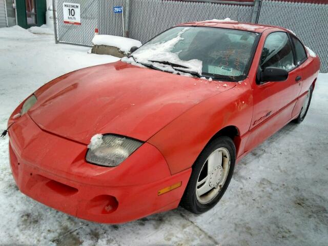 1G2JD12T1W7565982 - 1998 PONTIAC SUNFIRE GT RED photo 2