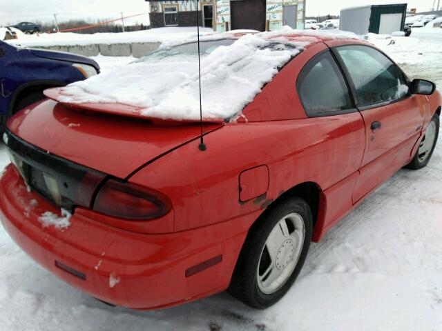 1G2JD12T1W7565982 - 1998 PONTIAC SUNFIRE GT RED photo 4