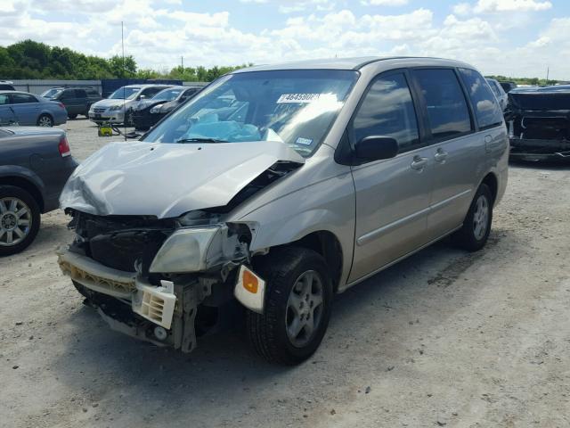 JM3LW28G9Y0156713 - 2000 MAZDA MPV WAGON BEIGE photo 2