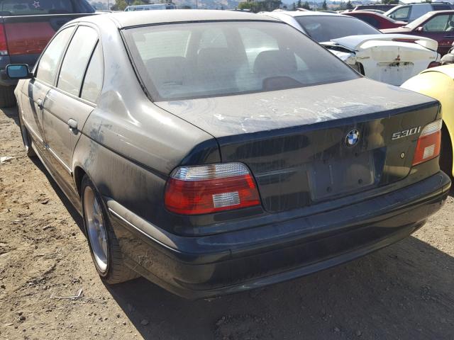 WBADT63481CF05956 - 2001 BMW 530 I AUTO GREEN photo 3