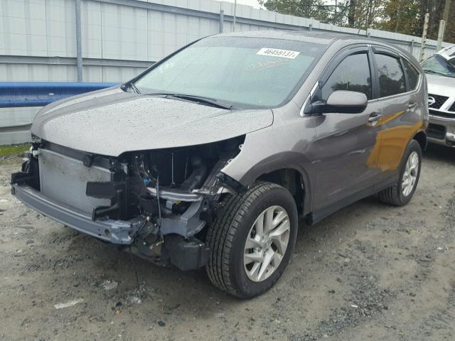 3CZRM3H53GG710622 - 2016 HONDA CR-V EX GRAY photo 2