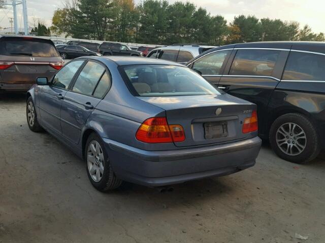 WBAET37484NJ83399 - 2004 BMW 325 I BLUE photo 3