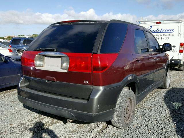 3G5DA03E23S500820 - 2003 BUICK RENDEZVOUS RED photo 4