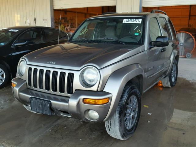 1J4GK58K53W582989 - 2003 JEEP LIBERTY LI TAN photo 2