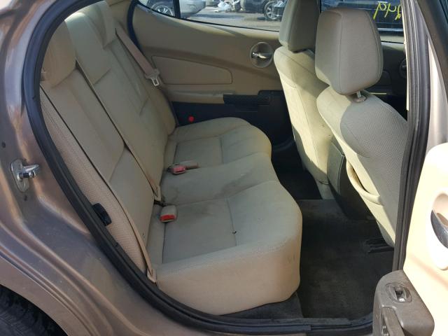 2G2WP552061284292 - 2006 PONTIAC GRAND PRIX 金色 照片 6