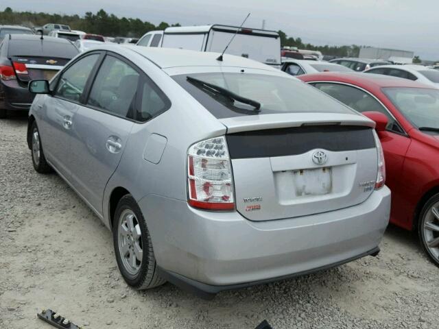 JTDKB20U167065604 - 2006 TOYOTA PRIUS SILVER photo 3