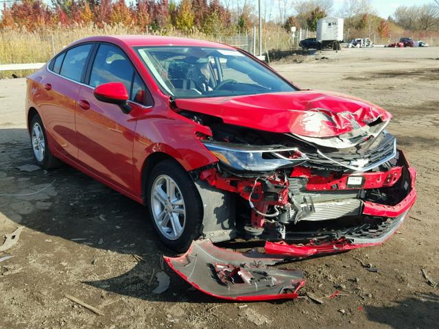 1G1BE5SM8G7313041 - 2016 CHEVROLET CRUZE LT RED photo 1