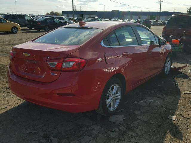 1G1BE5SM8G7313041 - 2016 CHEVROLET CRUZE LT RED photo 4