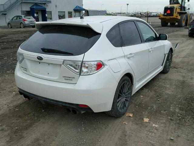 JF1GR7E69BG827344 - 2011 SUBARU IMPREZA WR WHITE photo 4