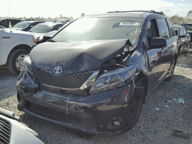 5TDXK3DC9FS617112 - 2015 TOYOTA SIENNA SPO BLACK photo 2