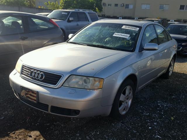 WAUED64B91N153440 - 2001 AUDI A6 2.7T QU SILVER photo 2