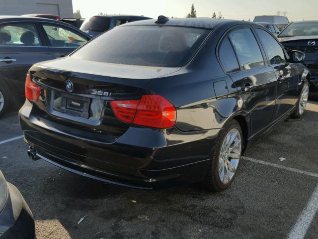 WBAPH5C53BA443975 - 2011 BMW 328 I SULE BLACK photo 4