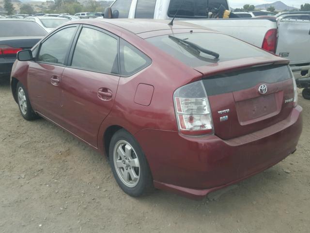 JTDKB20U753085572 - 2005 TOYOTA PRIUS 勃艮第红 照片 3