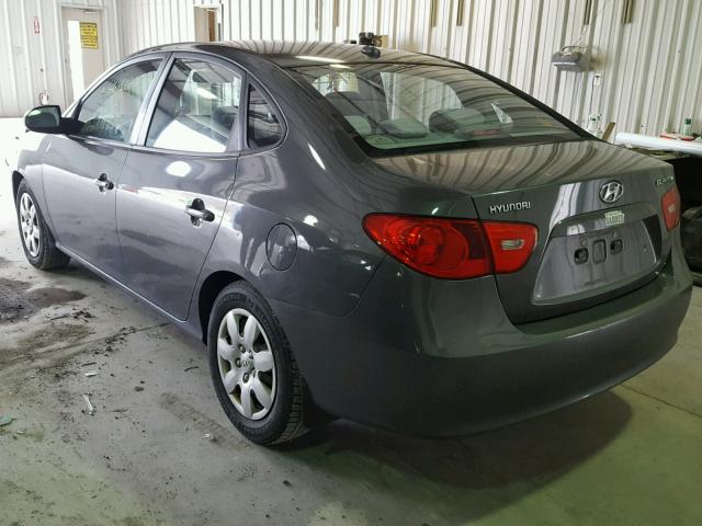 KMHDU46D08U282745 - 2008 HYUNDAI ELANTRA GL GRAY photo 3