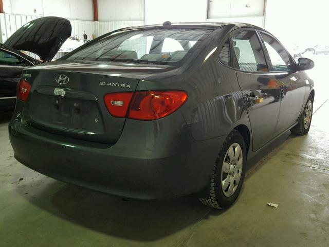 KMHDU46D08U282745 - 2008 HYUNDAI ELANTRA GL GRAY photo 4