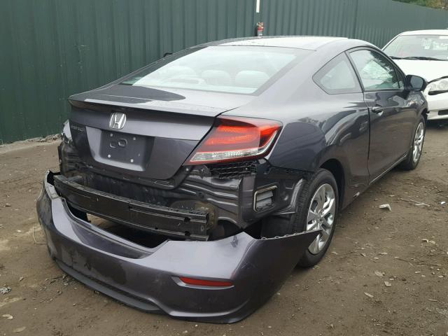 2HGFG3B59FH525418 - 2015 HONDA CIVIC LX GRAY photo 4