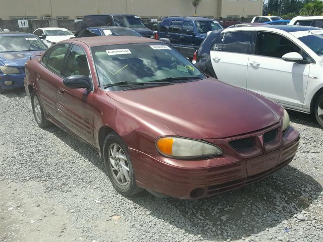 1G2NE52F82C272498 - 2002 PONTIAC GRAND AM S Bordo foto 1