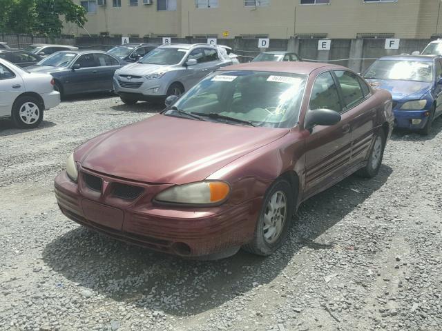 1G2NE52F82C272498 - 2002 PONTIAC GRAND AM S Bordo foto 2