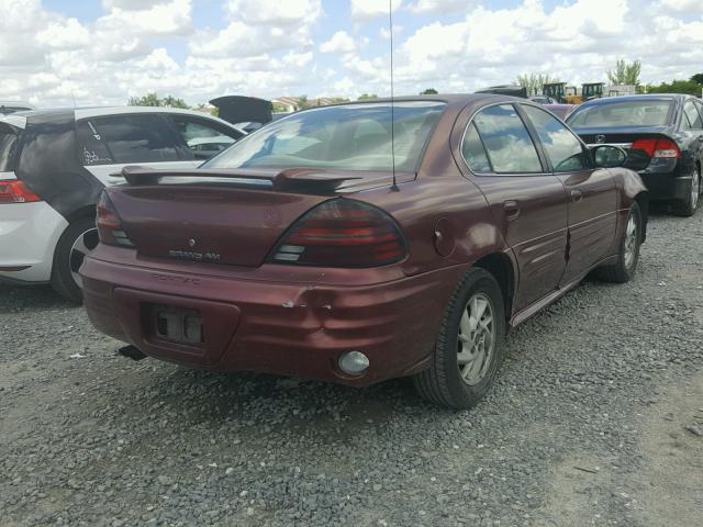 1G2NE52F82C272498 - 2002 PONTIAC GRAND AM S Bordo foto 4