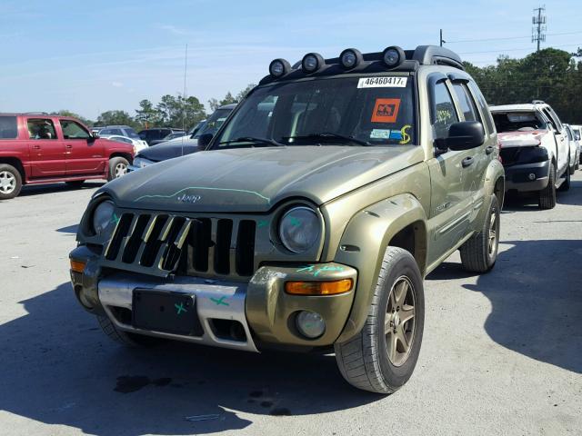 1J4GL38K63W563675 - 2003 JEEP LIBERTY RE GREEN photo 2