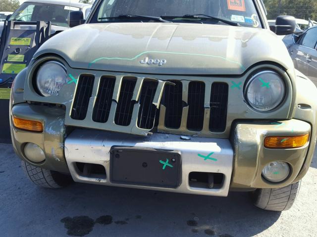1J4GL38K63W563675 - 2003 JEEP LIBERTY RE GREEN photo 7