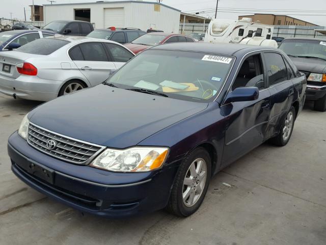 4T1BF28B03U317035 - 2003 TOYOTA AVALON XL BLUE photo 2