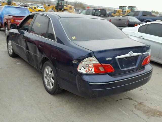 4T1BF28B03U317035 - 2003 TOYOTA AVALON XL BLUE photo 3