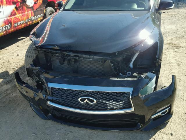 JN1CV7AP4GM203563 - 2016 INFINITI Q50 BASE BLACK photo 9