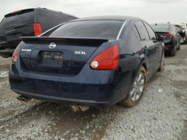 1N4BA41E67C810187 - 2007 NISSAN MAXIMA SE BLUE photo 4