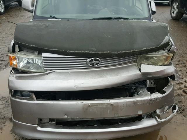 JTLKT334750185286 - 2005 TOYOTA SCION XB Сұр фото 7
