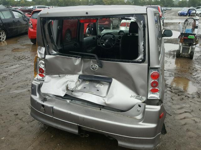 JTLKT334750185286 - 2005 TOYOTA SCION XB Сұр фото 9