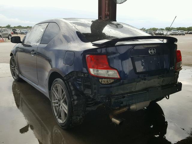 JTKJF5C7XB3007542 - 2011 TOYOTA SCION TC 蓝色 照片 3