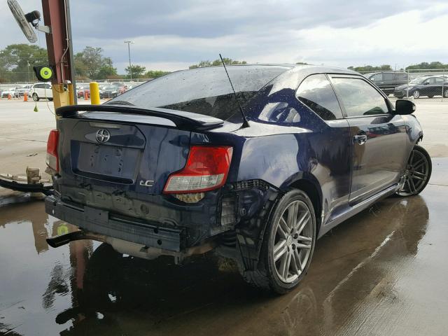 JTKJF5C7XB3007542 - 2011 TOYOTA SCION TC 蓝色 照片 4