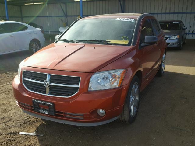 1B3HE78KX7D556064 - 2007 DODGE CALIBER R/ ORANGE photo 2