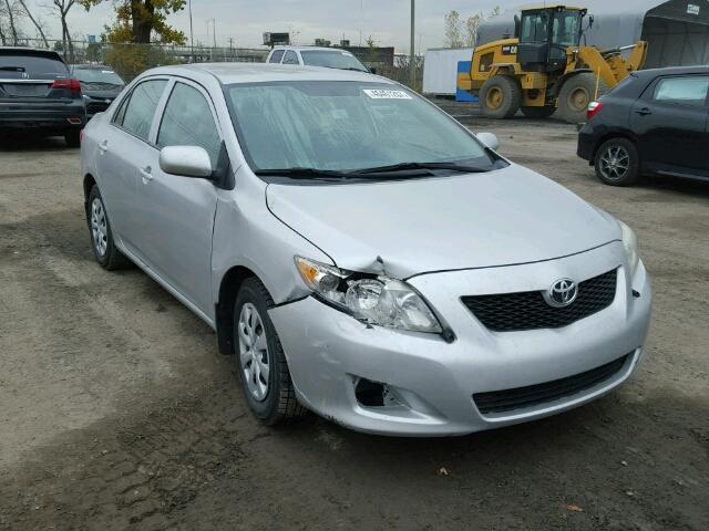 2T1BU4EE9AC370721 - 2010 TOYOTA COROLLA BA SILVER photo 1