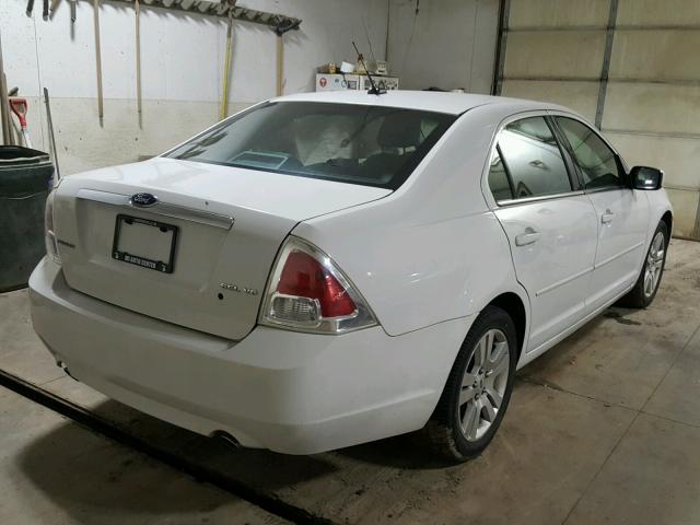 3FAHP08129R216849 - 2009 FORD FUSION SEL WHITE photo 4