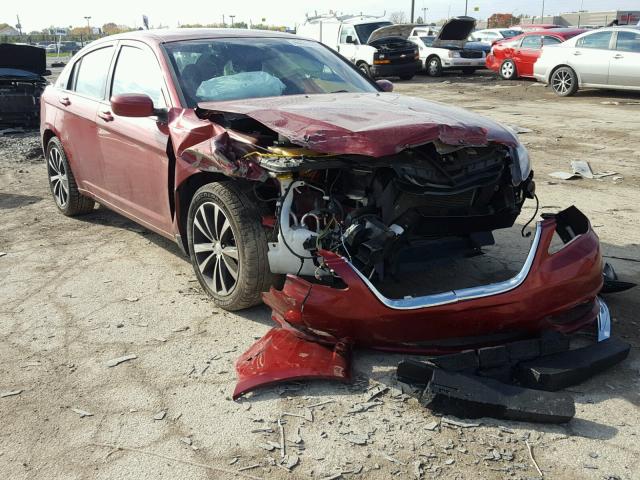 1C3CCBBG3CN288649 - 2012 CHRYSLER 200 TOURIN RED photo 1