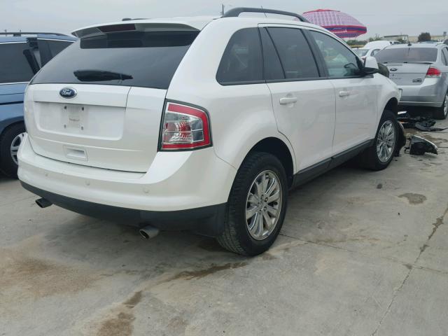 2FMDK3JC3ABA48710 - 2010 FORD EDGE SEL WHITE photo 4