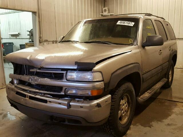 1GNEK13T5YJ152073 - 2000 CHEVROLET TAHOE K150 TAN photo 2