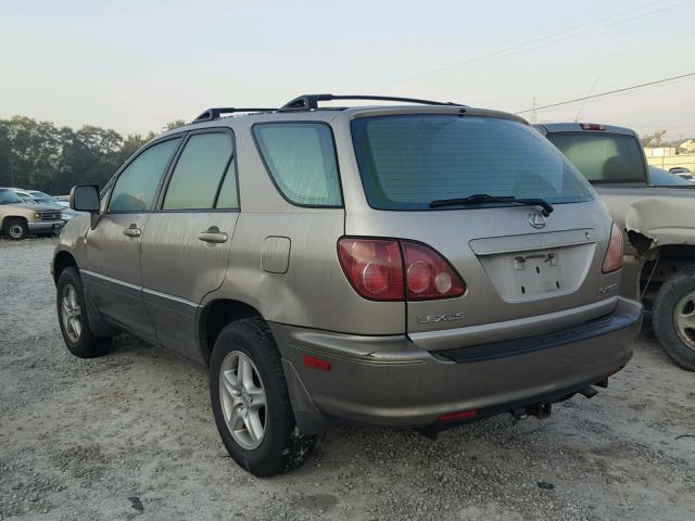 JT6GF10U0Y0075421 - 2000 LEXUS RX 300 GOLD photo 3