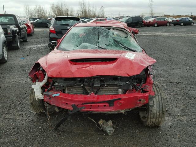 JM1BL1N31C1540609 - 2012 MAZDA SPEED 3 RED photo 10