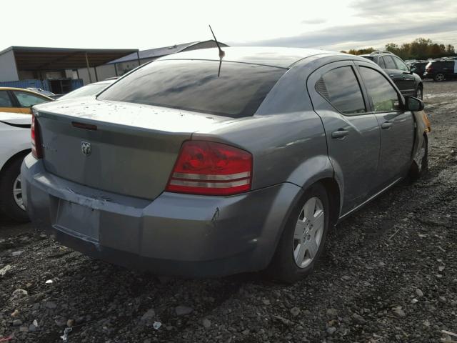 1B3LC46KX8N657473 - 2008 DODGE AVENGER SE GRAY photo 4