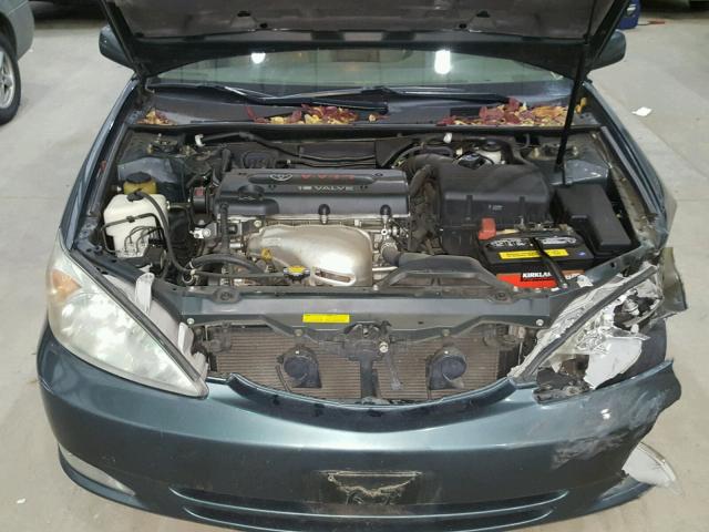 4T1BE30KX3U763987 - 2003 TOYOTA CAMRY LE 绿色 照片 7