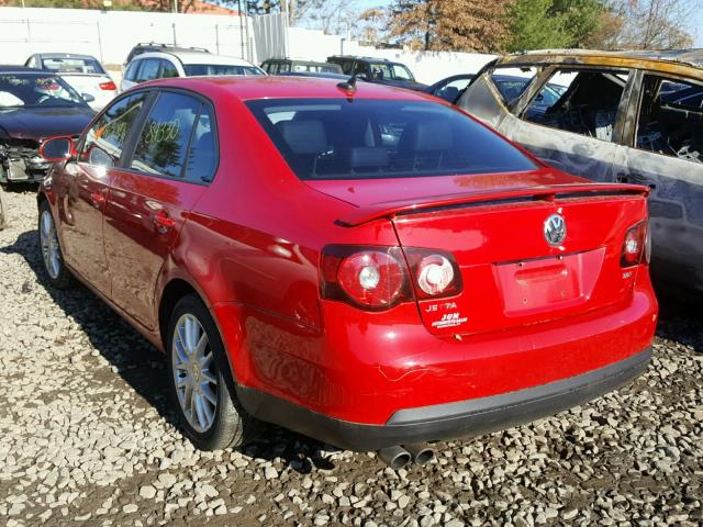 3VWRA71K68M174738 - 2008 VOLKSWAGEN JETTA WOLF RED photo 3