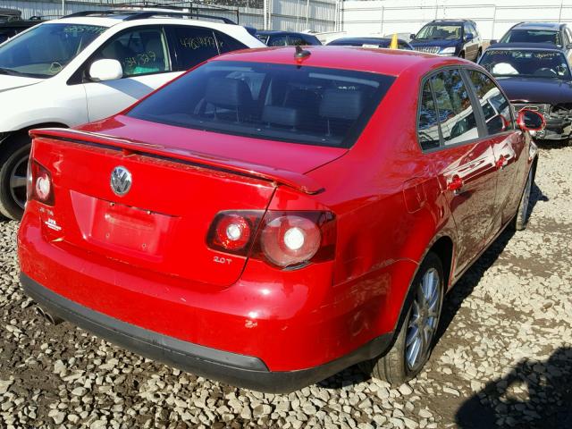 3VWRA71K68M174738 - 2008 VOLKSWAGEN JETTA WOLF RED photo 4