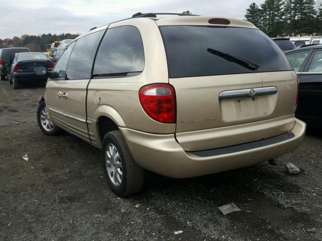 2C4GP54L41R372847 - 2001 CHRYSLER TOWN & COU TAN photo 3