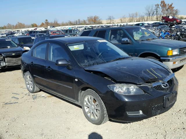 JM1BK32F371760675 - 2007 MAZDA 3 I BLACK photo 1