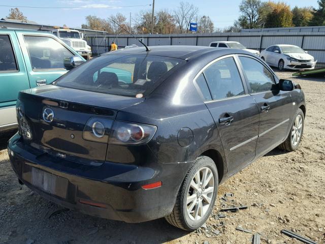 JM1BK32F371760675 - 2007 MAZDA 3 I BLACK photo 4